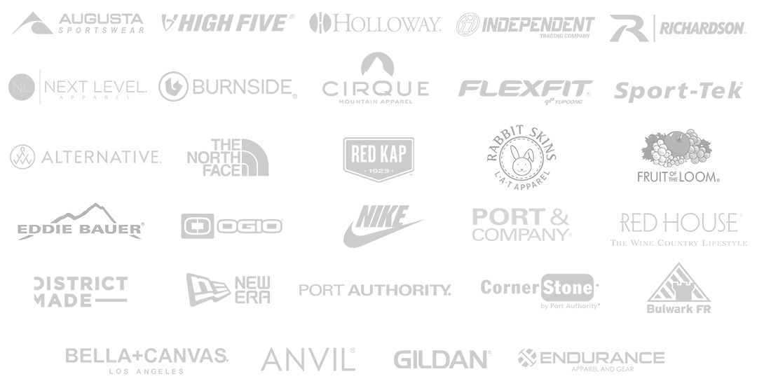 Maven Printing top brands for branded apparel, gear, and custom t shirts