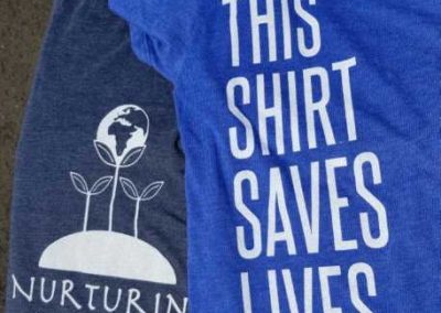 Nurturing Nations custom screen printed t-shirts